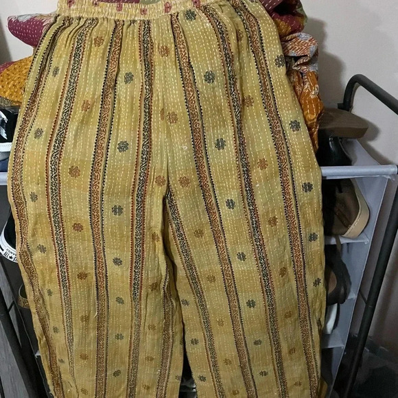 Renew Vintage Kantha Lounge pants size S/M - Picture 4 of 7